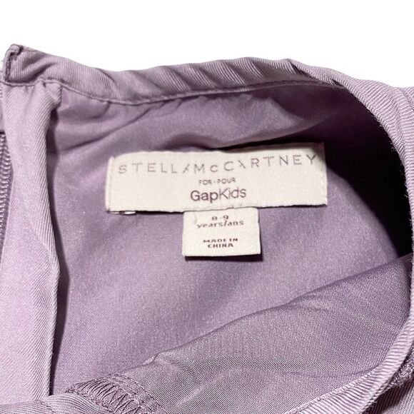 𝅺stella McCartney x Gap Kids Silk Tunic Dress Light Purple - Picture 3 of 4